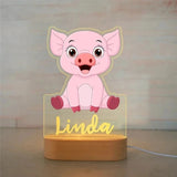 Personalized Safari Animal Night Light — Custom Name thumbnail 4