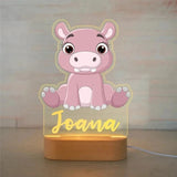 Personalized Safari Animal Night Light — Custom Name thumbnail 3