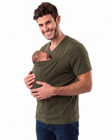 Kangaroo Pocket Shirt – Men's Babywearing T-Shirt thumbnail 3