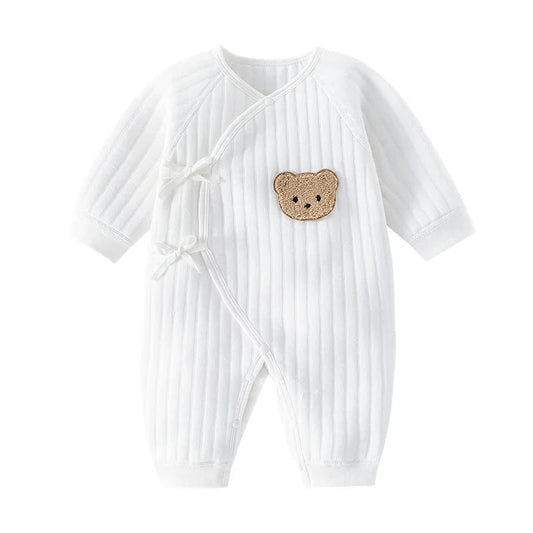 Cutie Bear Romper White
