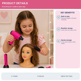 14-Piece Kids Hair Salon Pretend Playset with Styling Accessories thumbnail 5