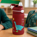 400ml Insulated Kids Water Bottle with Straw