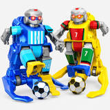 2-Player RC Soccer Battle Robots with LED Lights thumbnail 3