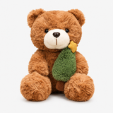 Christmas Bear Plush Toy – Sitting Festive Decoration & Gift thumbnail 2