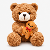 Christmas Bear Plush Toy – Sitting Festive Decoration & Gift thumbnail 6