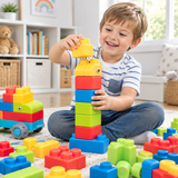 120-Piece Large Building Blocks Set with Storage Bag thumbnail 2