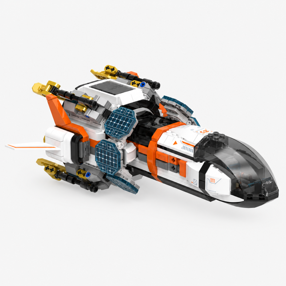 Space Shuttle Lander Building Block Set with Solar Panel