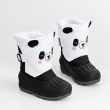 Kids Snow Boots with Animal Prints – Panda, Fox & Dinosaur thumbnail 1