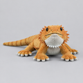 Realistic Bearded Dragon Lizard Plush Toy - Soft Lifelike Stuffed Reptile, 3+ Years