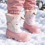 Kids Snow Boots with Animal Prints – Panda, Fox & Dinosaur thumbnail 4