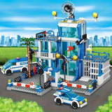Giant Police Station Building Block Set - 867 Pieces thumbnail 1
