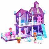 Princess Castle Dollhouse – DIY Light-Up Playset, 4 to 10 Rooms thumbnail 1