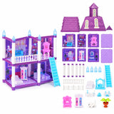 Princess Castle Dollhouse – DIY Light-Up Playset, 4 to 10 Rooms thumbnail 5