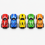 Pull-Back Diecast Stunt Cars – Flip & Jump Toy Set of 5 miniatura 2