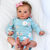 18" Reborn Baby Doll with Hand-Rooted Hair – Realistic Newborn miniatura 3