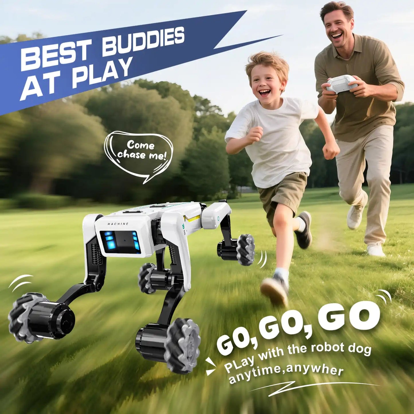 Robot Dog family play