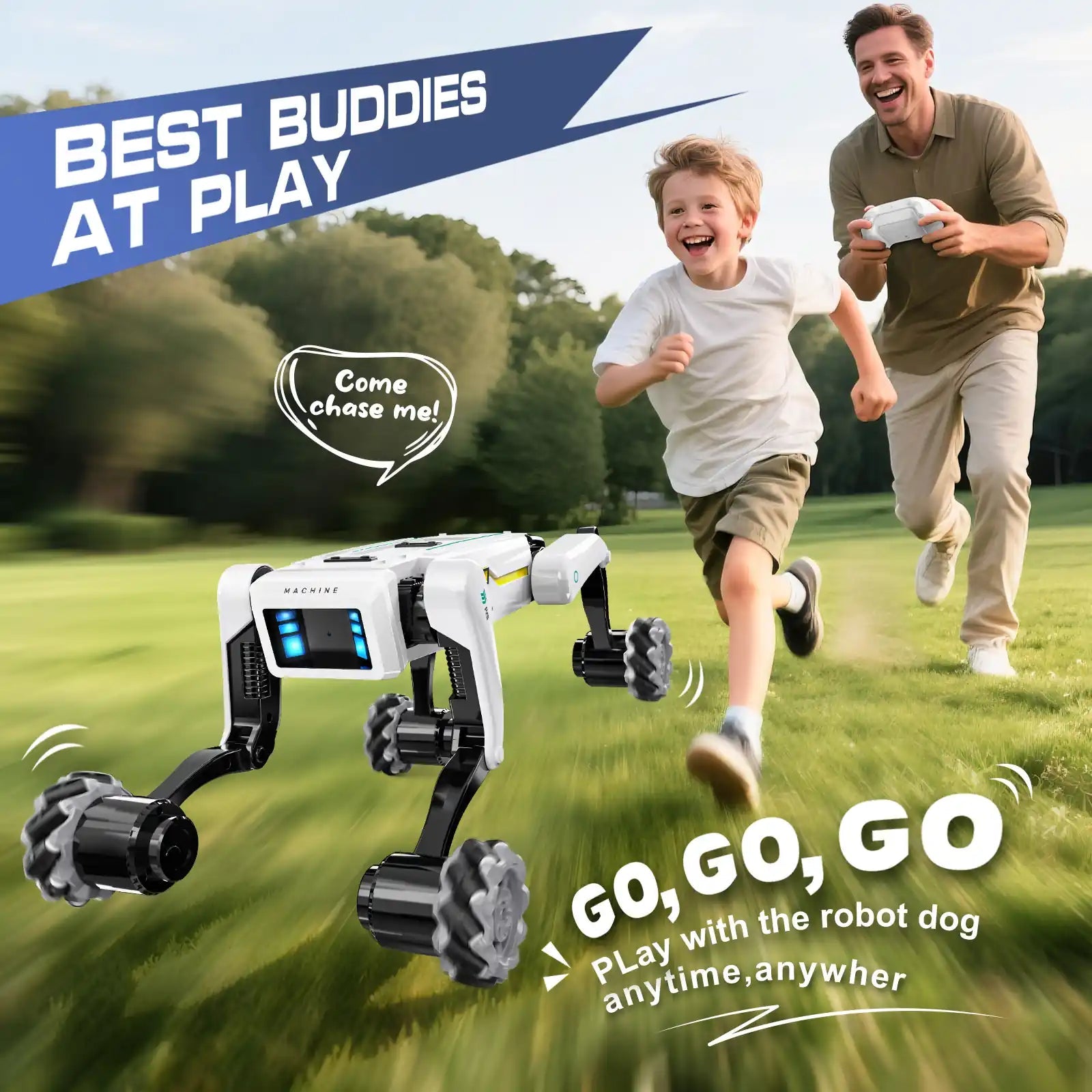 Robot Dog family play