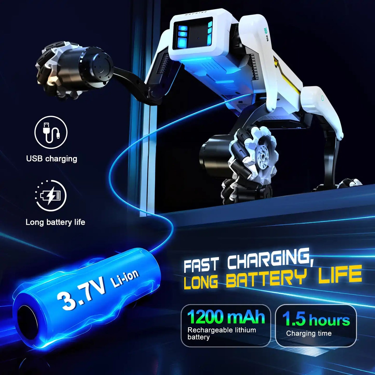 Robot Dog USB rechargeable
