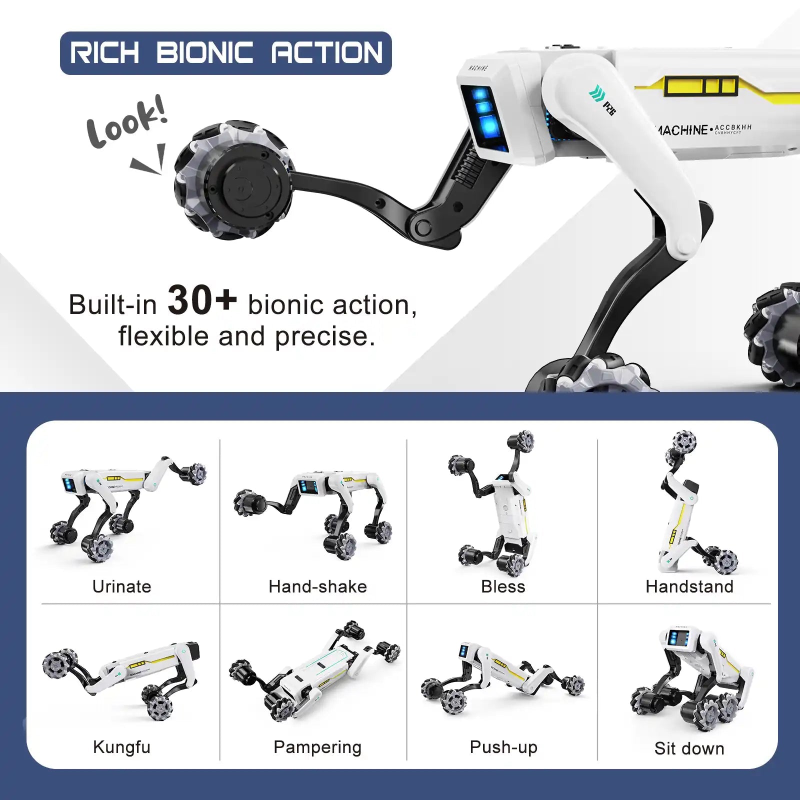 Robot Dog 30+ actions