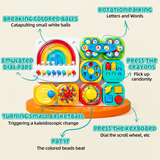 7-in-1 Interchangeable Sensory Busy Board for Toddlers thumbnail 3