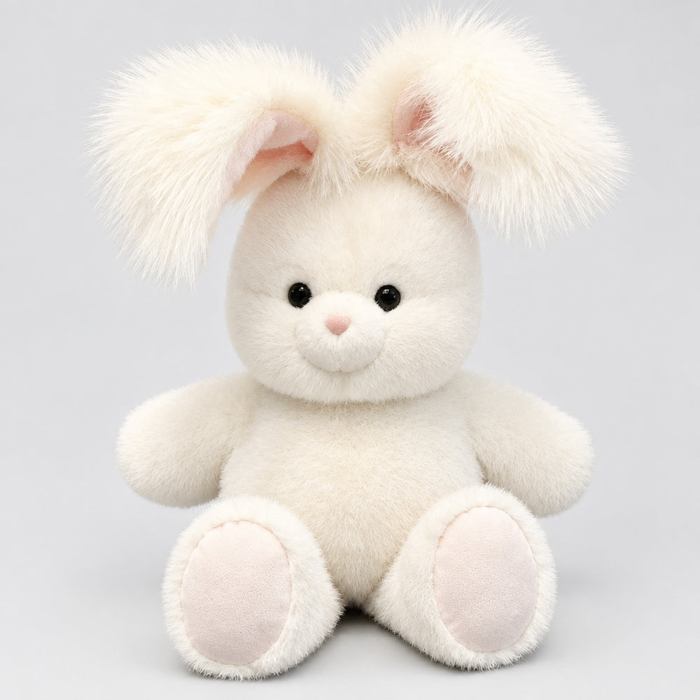 Long-Ear Plush Bunny Cuddle Pillow - Soft Comfort Toy, 45cm