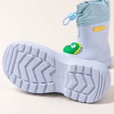 Kids Waterproof Animal Print Rain Boots, EVA Wellies for Rainy Days thumbnail 5
