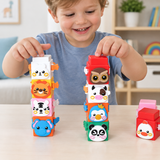 Animal Stacking Blocks – 12-Piece Fine Motor Skill Toy thumbnail 3