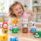 Animal Stacking Blocks – 12-Piece Fine Motor Skill Toy thumbnail 2
