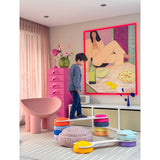 Rainbow Confetti Stacking Stones & Balance Board Set thumbnail 3