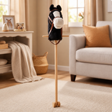 Plush Stick Horse on Wheels - Ride-On Toy for Toddlers thumbnail 4