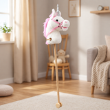 Plush Stick Horse on Wheels - Ride-On Toy for Toddlers thumbnail 3