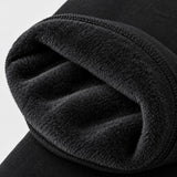 Leggings premaman termici in velluto, pantaloni invernali con interno felpato e supporto per il pancione miniatura 4