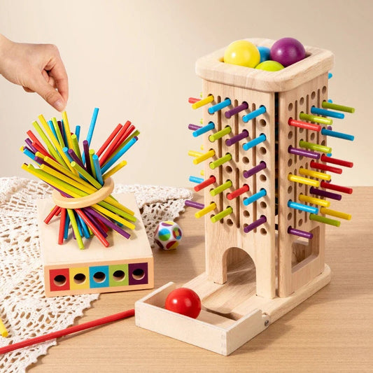 Montessori Wooden Stacking Tower Game