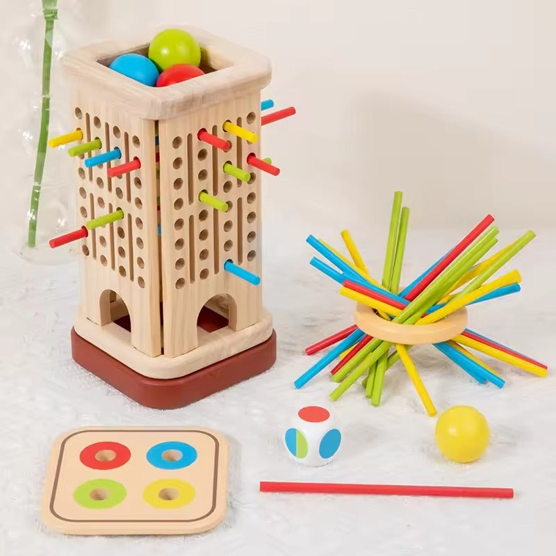 Montessori Wooden Stacking Tower Game