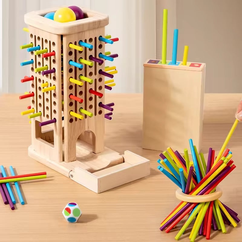 Montessori Wooden Stacking Tower Game