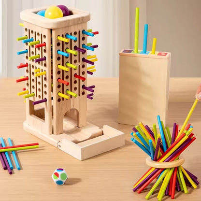 Montessori Wooden Stacking Tower Game