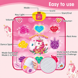 Unicorn Musical Dance Mat with LED Scoreboard, Interactive Floor Game for Kids thumbnail 4