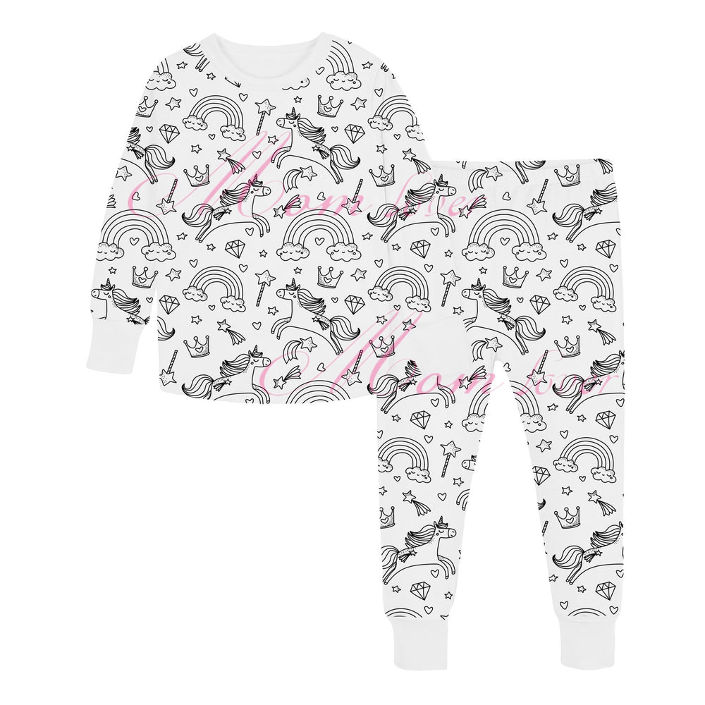 DIY Colour-In Pyjama Set for Kids – 8 Patterns to Personalise