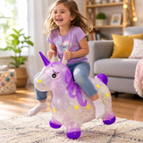 Glitter Unicorn Bounce Hopper - Inflatable Toy for Kids thumbnail 4
