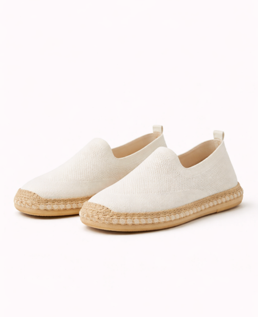 Espadrille Slip-On Sandals Women – Breathable Mesh & Lightweight Flat, Casual Summer Everyday