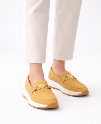 Platform Loafers Women – Metal Chain Detail & Chunky Sole, Casual Chic Everyday