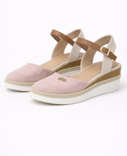Wedge Espadrille Sandals Women – Criss-Cross Strap & Braided Rope Heel, Patio Season Summer Chic