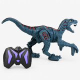 RC Velociraptor Dinosaurus Speelgoed, 8-kanaals Afstandsbediening, Loopt & Brult miniatuur 4