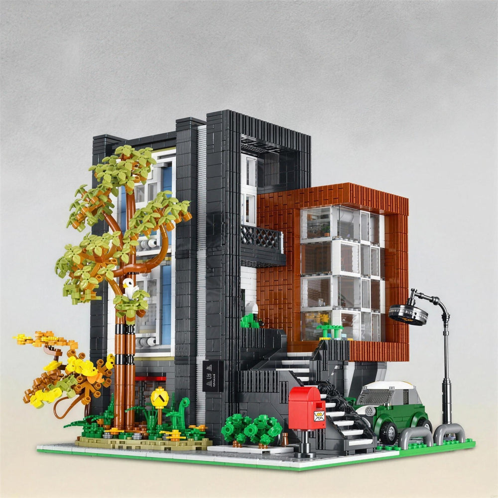 Modern Villa House Building Block Set - 3300 Pieces