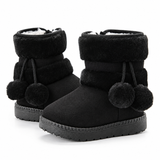 Girls Snow Boots - Warm Winter Fleece-Lined, Non-Slip Sole thumbnail 1