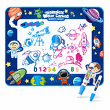 Water Drawing Mat for Kids, Large Space-Themed Mess-Free Doodle Toy thumbnail 1