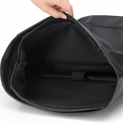 Men's roll-top backpack laptop compartment