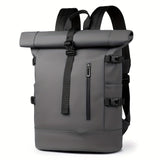 Student Roll-Top Waterproof Backpack – Laptop Compartment thumbnail 2