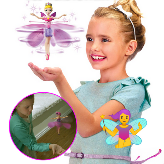 Flying fairy princess toy Pink